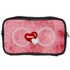 Daisy heart - toiletries bag two sides - Toiletries Bag (Two Sides)