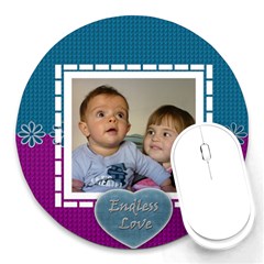 Endless Love mousepad - Round Mousepad