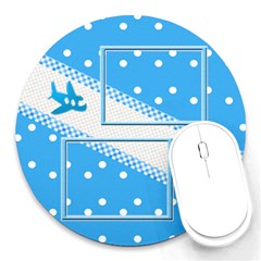 My Baby Boy mousepad - Round Mousepad