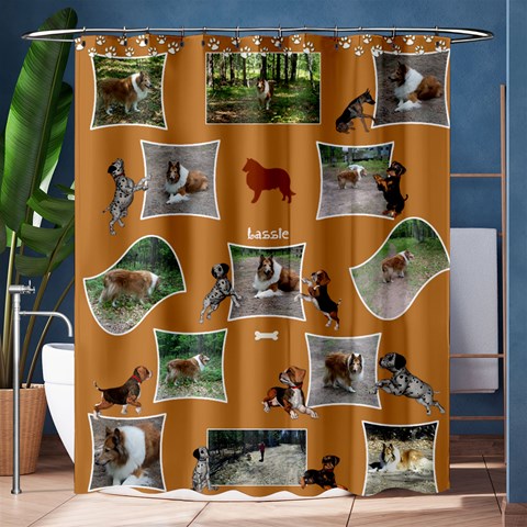 Lassie 60x72 Shower Curtain By Spg 60 x72  Curtain