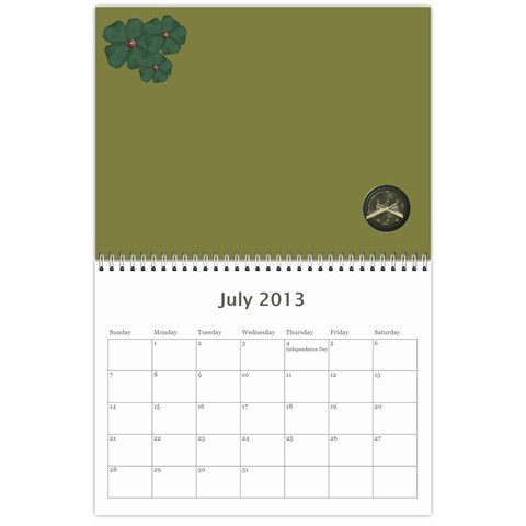 Calander 2011 By Amanda Jul 2013