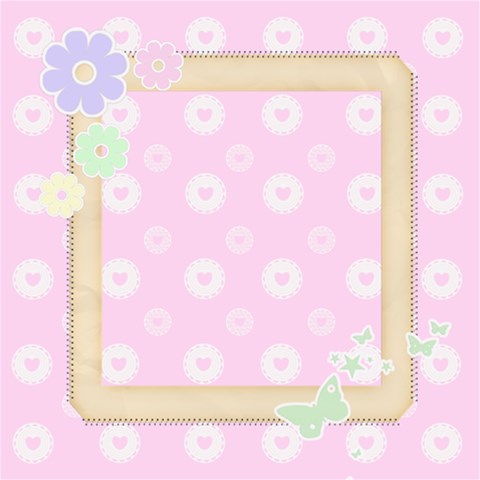 Pretty Lucille Little Girl  Quick Pages By Happylemon 8 x8  Scrapbook Page - 15