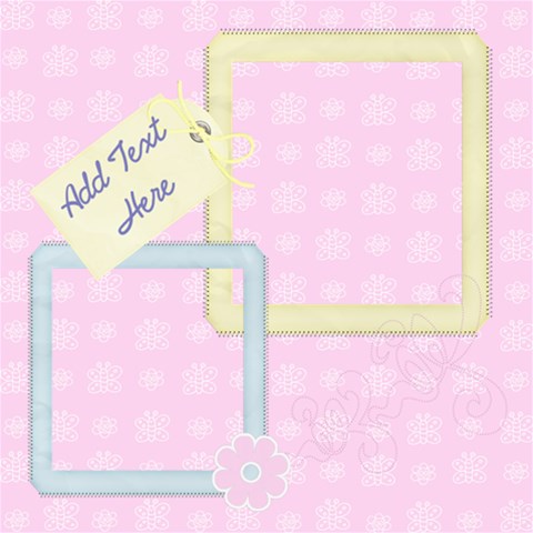 Pretty Lucille Little Girl  Quick Pages By Happylemon 8 x8  Scrapbook Page - 17