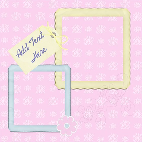 Pretty Lucille Little Girl  Quick Pages By Happylemon 8 x8  Scrapbook Page - 17