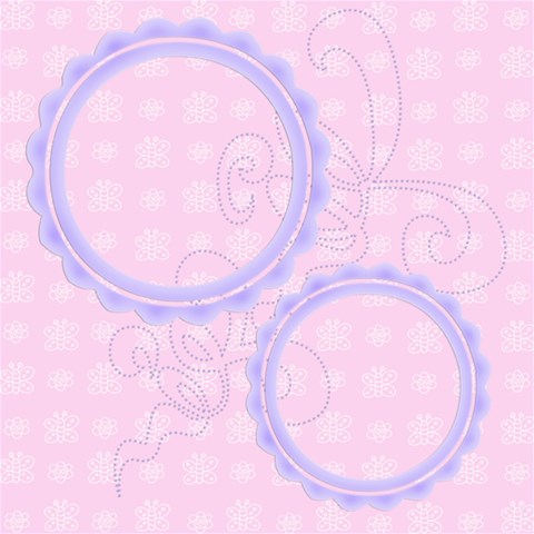 Pretty Lucille Little Girl  Quick Pages By Happylemon 8 x8  Scrapbook Page - 5