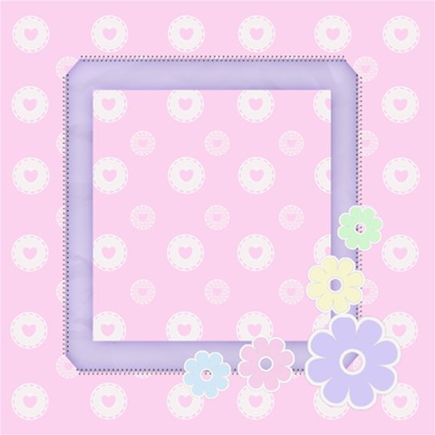 Pretty Lucille Little Girl  Quick Pages By Happylemon 8 x8  Scrapbook Page - 6