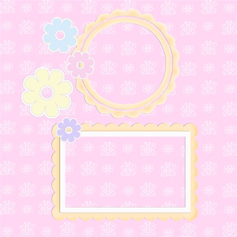 Pretty Lucille Little Girl 12 X 12 Quick Pages By Happylemon 12 x12  Scrapbook Page - 16