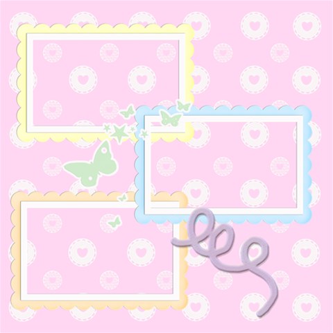 Pretty Lucille Little Girl 12 X 12 Quick Pages By Happylemon 12 x12  Scrapbook Page - 18