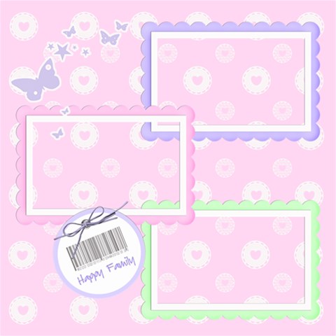 Pretty Lucille Little Girl 12 X 12 Quick Pages By Happylemon 12 x12  Scrapbook Page - 19