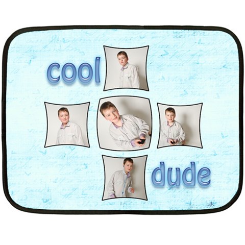 Cool Dude Mini Fleece 35 X 27 By Catvinnat 35 x27  Blanket