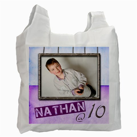Nathan   10 Recycle Bag Double Sided By Catvinnat Front