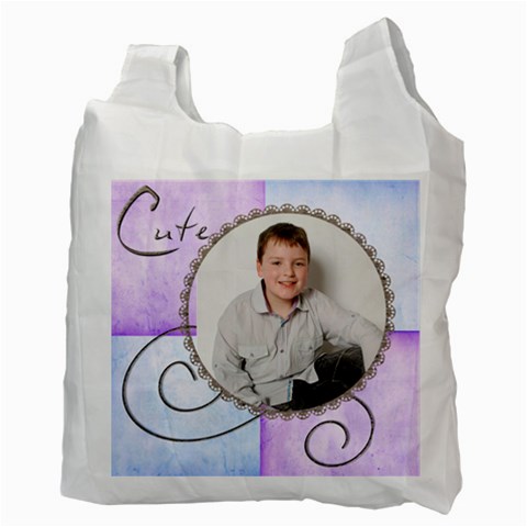 Nathan   10 Recycle Bag Double Sided By Catvinnat Back