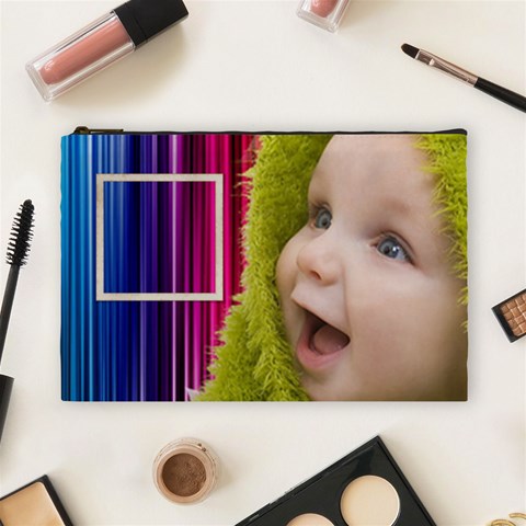 Rainbow Baby Cosmetic Bag L By Elena Petrova Front