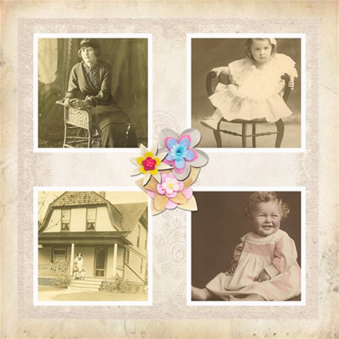 Flora All Occasion 8 X 8 Classic Scrapbook Pages By Catvinnat 8 x8  Scrapbook Page - 10