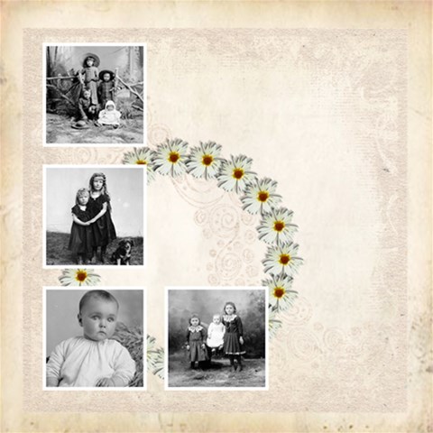 Flora All Occasion 12 X 12 Classic Scrapbook Pages By Catvinnat 12 x12  Scrapbook Page - 14