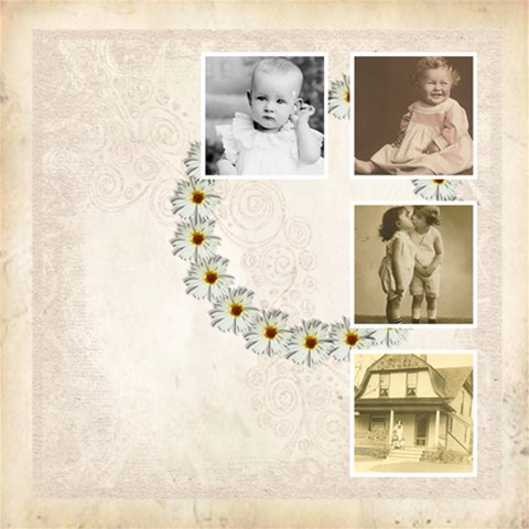Flora All Occasion 12 X 12 Classic Scrapbook Pages By Catvinnat 12 x12  Scrapbook Page - 15