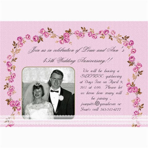 Mom By Joan 7 x5  Photo Card - 1