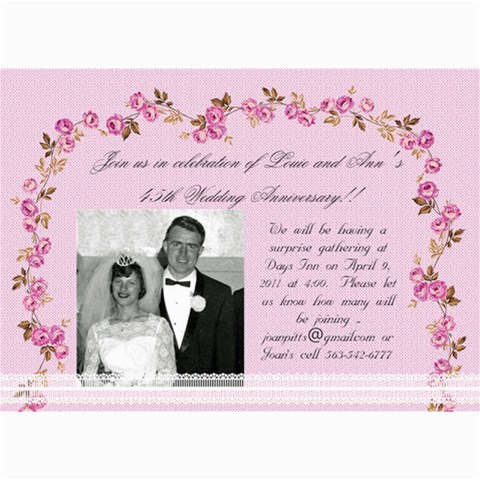 Mom By Joan 7 x5  Photo Card - 4