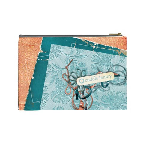 Puddin  Pop Custom Cosmetic Bag (large)  By Mikki Back
