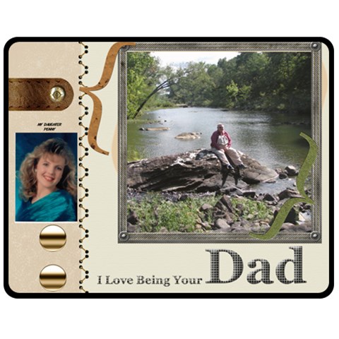 Gary & Penny By Diane Scarberry Lowe 60 x50  Blanket Front