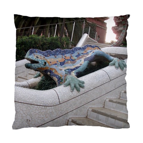 Lizard In Park Guell Barcelona By Trine Front