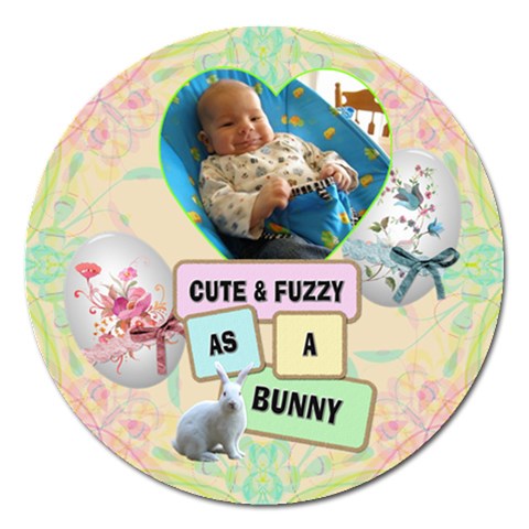 Cute & Fuzzy 5  Magnet By Lil Front