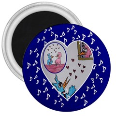 Blue Romance - 3  Magnet