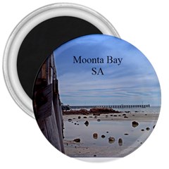 Moonta Bay Jetty 3  magnet - 3  Magnet