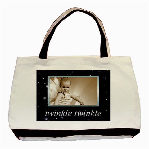 Twinkle Twinkle Little Star Double Sided Tote Bag By Catvinnat Front