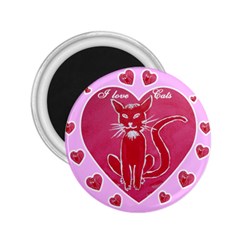 I Love Cats - 2.25  Magnet