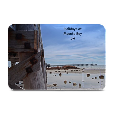 Holiday At Moonta Bay Place Mat By Chris 18 x12  Plate Mat