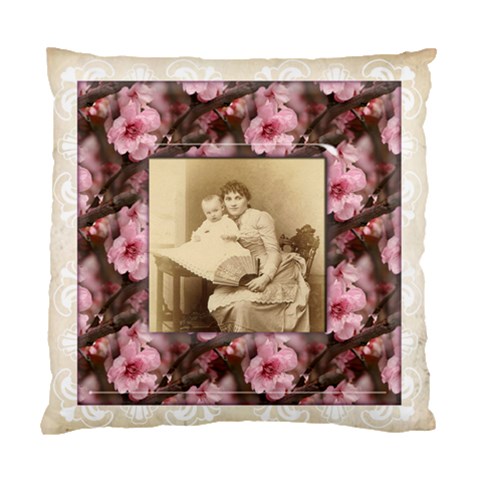 May Blossom Heritage 2 Sided Cushion Case By Catvinnat Back