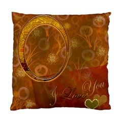 Love 24 Gold Hearts Custom Cushion Case  - Standard Cushion Case (One Side)