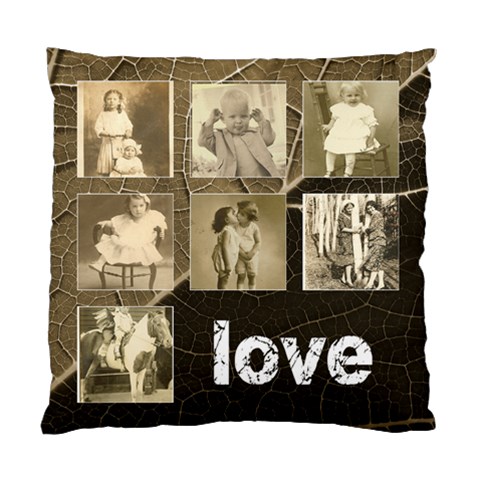 Family Love Multi Frame  Double Sided Cushion Cover By Catvinnat Back