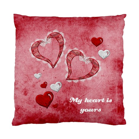 My Heart Is Yours Cushion Case By Elena Petrova Front
