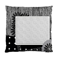 cushion case - 2 sides - black&white - Standard Cushion Case (Two Sides)