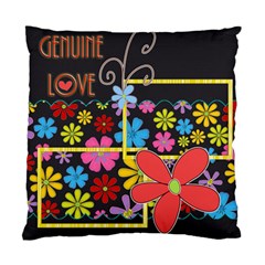 cushion case - 2 sides - genuine love - Standard Cushion Case (Two Sides)