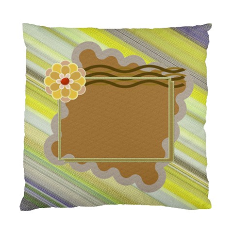 Yellow Flower Cushion Case 2s By Daniela Front