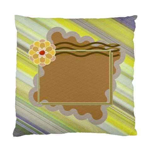Yellow Flower Cushion Case 2s By Daniela Back