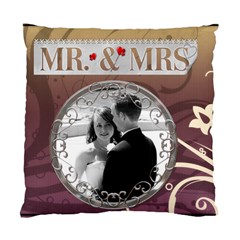 Mr. & Mrs. 2-Sided Cushion Case - Standard Cushion Case (Two Sides)