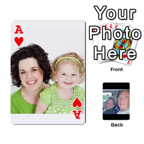 Ace Grents Cards By Laura Front - HeartA