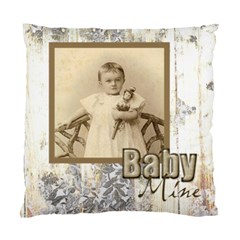 Baby Mine Cute as a Button Double Sided Cushion - Standard Cushion Case (Two Sides)