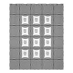 Black And White Medium Shower Curtain