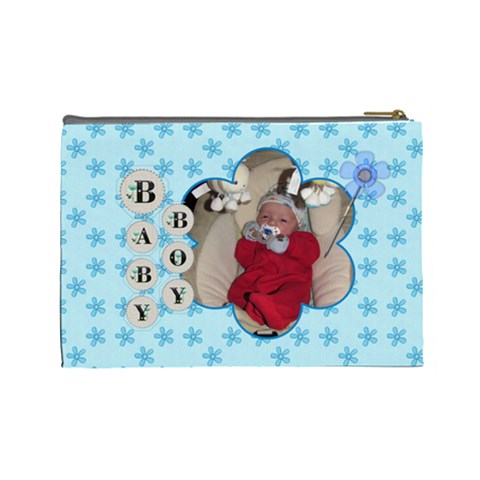It s A Boy Large Cosmetic Bag By Lil Back