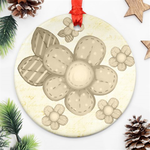 Sweet Nothings Double Sided Flower Ornament By Catvinnat Back