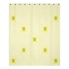 Lemon And White Medium Shower Curtain(large File)