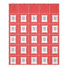 White and Red Medium Shower Curtain (large File) - Shower Curtain 60  x 72  (Medium)