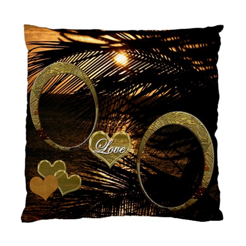 Love In Paradise 2 Photo Cushion Case By Ellan Front