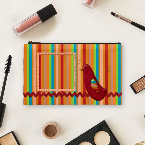 Buttercup Medium Cosmetic Bag 1 By Lisa Minor Front