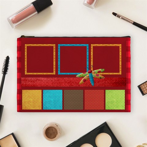 Buttercup Large Cosmetic Bag 1 By Lisa Minor Front